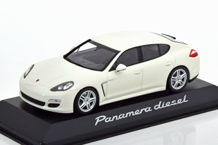 ミニチャンプス 1/43 ポルシェ パナメーラ ディーゼル 2012 ホワイト ポルシェ特別版Minichamps 1:43 Porsche Panamera Diesel 2012 white special edition of Porsche