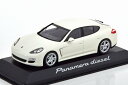 ミニチャンプス 1/43 ポルシェ パナメーラ ディーゼル 2012 ホワイト ポルシェ特別版Minichamps 1:43 Porsche Panamera Diesel 2012 white special edition of Porsche