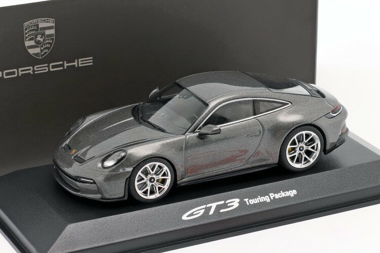 ミニチャンプス 1/43 ポルシェ 911 (992) GT3 ツーリング パッケージ 2021 グレーメタリックMinichamps 1:43 Porsche 911 (992) GT3 Touring Package 2021 agate grey metallic