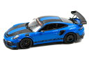 ミニチャンプス 1/43 ポルシェ 911 (991 2) GT2 RS MR マンタイ レーシング 2018 ブルー 300台限定Minichamps 1:4...