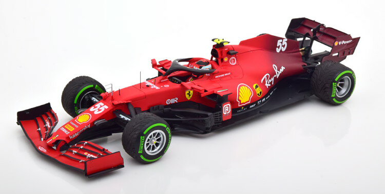 BBR 1/18 フェラーリ SF21 イタリアGP E デル エミリア ロマーニャ #55 カルロス・サインツBBR 1:18 Ferrari SF21 Gran Premio Del Made In Italy E Dell Emilia Romagna N. 55 C. Sainz