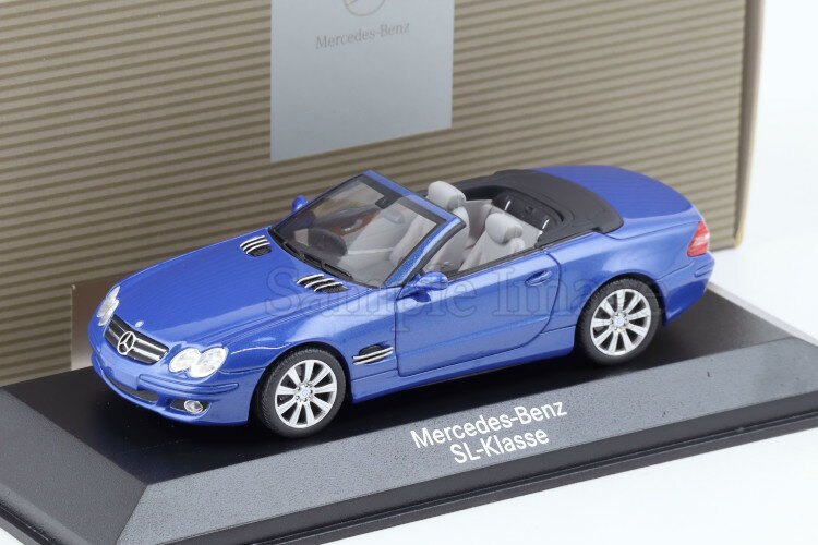 ~j`vX 1/43 ZfXExc SL-NX (R230) JASPIS u[Minichamps 1:43 Mercedes SL-CLASS (R230) JASPIS Blue