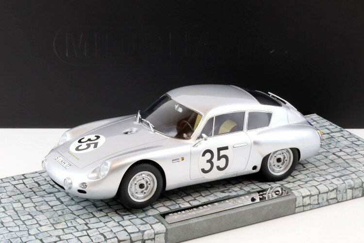 ミニチャンプス 1/18 ポルシェ 356 B 1600 GS カレラ GTL アバルト 35 ル マン 1960Minichamps 1:18 Porsche 356 B 1600 GS Carrera GTL Abarth 35 Le Mans 1960