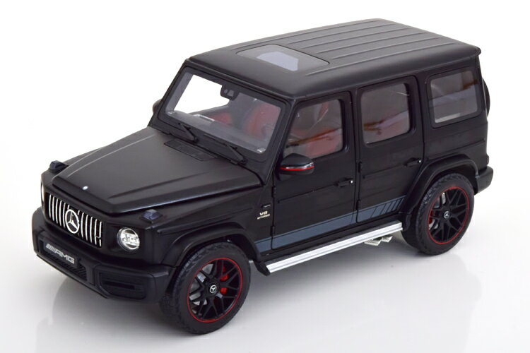 ミニチャンプス 1/18 メルセデス AMG G63 ファーストエディション 2018 ブラック 開閉Minichamps 1:18 Mercedes AMG G63 First Edition 2018 flatblack