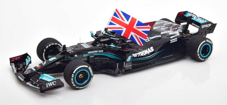 ~j`vX 1/18 ZfXAMG W12 E ptH[}X D CMXGP 2021 n~g jIWbN 1350Minichamps 1:18 Mercedes AMG W12 E Performance Winner GP Great Britain 2021 Hamilton with Union Jack Limited 1350 pcs