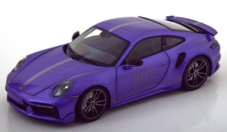 ~j`vX 1/18 |VF 911 (992) ^[{S N[y 2021 p[v^bNMinichamps 1:18 Porsche 911 (992) Turbo S Coupe 2021 purple-metallic