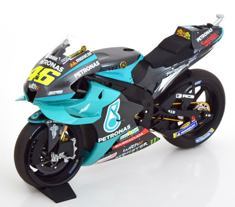 ミニチャンプス 1/12 ヤマハ YZR-M1 ペトロナス バレンティーノ ロッシ ブラック/グリーンMinichamps 1:12 Yamaha YZR-M1 TEAM PETRONAS YAMAHA SRT N 46 MOTOGP SEASON 2021 VALENTINO ROSSI BLACK GREEN