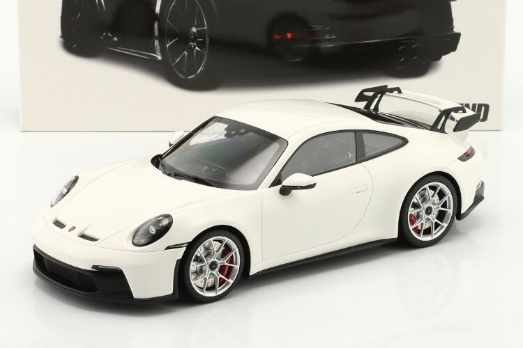 ~j`vX 1/18 |VF 911 (992) GT3 2021 zCg/Vo[ 75Minichamps 1:18 Porsche 911 (992) GT3 2021 white / silver rims Limitation 75 pcs.