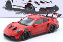 ミニチャンプス 1/18 ポルシェ 911 (992) GT3 RS 2023 レッド/ ブラックリム 300台限定 Minichamps 1:18 Porsc...