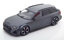 ミニチャンプス 1/18 アウディ RS6 アバント 2019 マットグレーメタリックMinichamps 1:18 Audi RS6 Avant 2019 matt-grey-metallic