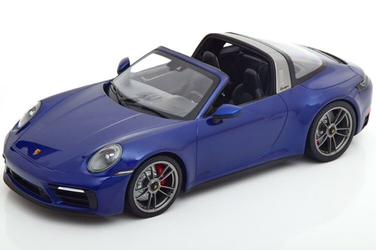 ミニチャンプス 1/18 ポルシェ 911 (992) タルガ4 GTS 2021 ブルーメタリックMinichamps 1:18 Porsche 911 (992) Targa 4 GTS 2021 bluemetallic