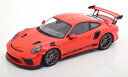 ミニチャンプス 1/18 ポルシェ 911 GT3 RS 2019 オレンジ 300台限定Minichamps 1:18 Porsche 911 GT3 RS ...