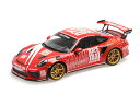 ミニチャンプス 1/18 ポルシェ 911 (991 2) GT3 RS ゲットスピード レース タクシー 2019 レッド 300台限定Minichamps ...