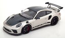 ミニチャンプス 1/18 ポルシェ 911 (991/2) GT3 RS ヴァイザッハ パッケージ 2019 シルバー ブラック 300台限定Minichamp...