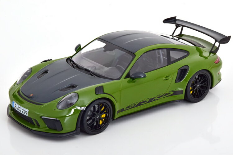 ~j`vX 1/18 |VF 911 (991) GT3 RS @CUbn pbP[W 2019 O[ O[ 222Minichamps 1:18 Porsche 911 (991) GT3 RS Weissach Package 2019 green grey Limited Edition 222 pcs