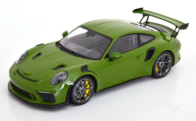 ~j`vX 1/18 |VF 911 (991/2) GT3 RS 2019 O[ 111 Minichamps 1:18 Porsche 911 (991/2) GT3 RS 2019 green / silver rims Limited Edition 111 pcs.