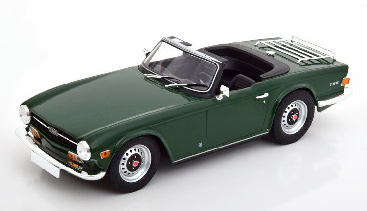 ミニチャンプス 1/18 TRIUMPH TR6 スパイダー LHD 1969 グリーンMinichamps 1:18 TRIUMPH TR6 SPIDER LHD 1969 GREEN