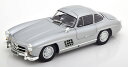 ミニチャンプス 1/18 メルセデス 300 SL (W198) ガルウィング 1954 シルバー 開閉Minichamps 1:18 Mercedes 300...