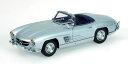 ミニチャンプス 1/18 メルセデス・ベンツ 300 SL ロードスター (W198) 1957 シルバー 開閉 Minichamps 1:18 Mercede...