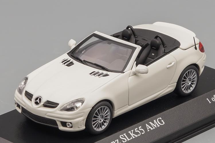 ~j`vX 1/43 ZfXExc SLK 55 AMG Ro[`u 2008 R171Minichamps 1:43 Mercedes SLK 55 AMG Convertible R171 diecast model car