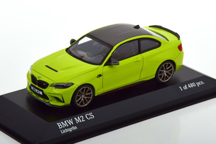 ~j`vX 1/43 BMW M2 CS 2020 CgO[ 480Minichamps 1:43 BMW M2 CS 2020 lightgreen Limited Edition 480 pcs