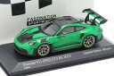 ミニチャンプス 1/43 ポルシェ 911 (992) GT3 RS ヴァイザッハ パッケージ 2023 グリーン/ゴールドリム 300台限定Minichamp...
