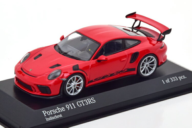 ~j`vX 1/43 |VF 911 (991/2) GT3 RS 2018 bh 333Minichamps 1:43 Porsche 911 (991/2) GT3 RS 2018 red Limited Edition 333 pcs