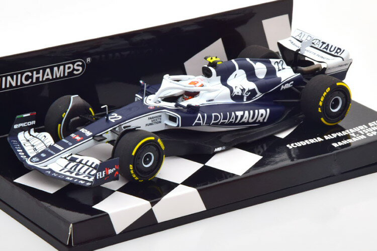 ミニチャンプス 1/43 アルファタウリ AT03 バーレーンGP 2022 角田Minichamps 1:43 Alphatauri AT03 GP Bahrain 2022 Tsunoda