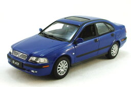 ミニチャンプス 1/43 ボルボ S40 サルーン 2000 ブルーMinichamps 1:43 VOLVO S40 Saloon 2000 blue