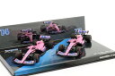 ミニチャンプス 1/43 アルピーヌ A522 7th & 9th バーレーンGP フォーミュラ1 2022 2台セット #14 + #31 111台限定Min...
