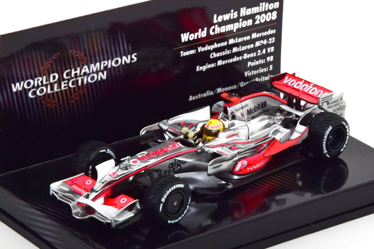 ߥ˥ץ 1/43 ޥ顼 MP4-23 ɥԥ 2008 ϥߥȥ ɥԥ 쥯Minichamps 1:43 McLaren MP4-23 World Champion 2008 Hamilton World Champions Collection