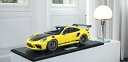 ミニチャンプス 1/8 ポルシェ 911 (991.2) GT3RS 2018 レーシングイエロー (WEISSACHPAKET) (99) 99台限定Minichamps 1/8 Porsche 911 (991.2) GT3RS 2018 RACINGGELB (WEISSACHPAKET) (99) limited: Only 99 copies(3)