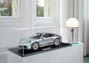 ミニチャンプス 1/8 ポルシェ 911 (991.1) R 2016 シルバー /グリーン デコレーション (99) 99台限定Minichamps 1/8 ...