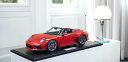 ミニチャンプス 1/8 ポルシェ 911 (991.2) スピードスター 2019 インディアンレッド (191)99台限定Minichamps 1/8 Por...