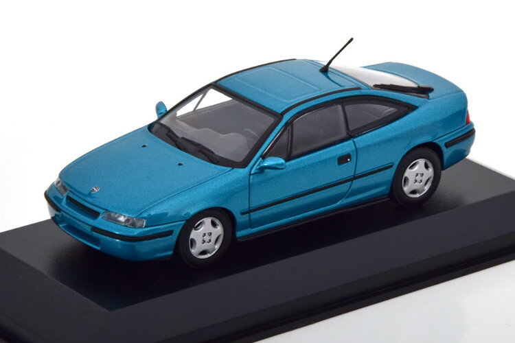 ミニチャンプス 1/43 オペル カリブラ 1989 ターコイズメタリック マキシチャンプス コレクションMinichamps 1:43 Opel Calibra 1989 turquoise-metallic Maxichamps Collection