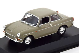 ミニチャンプス 1/43 フォルクスワーゲン 1600 サルーン 1966 ライトグレー マキシチャンプス コレクションMinichamps 1:43 VW 1600 Saloon 1966 lightgrey Maxichamps Collection