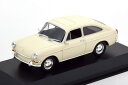 ミニチャンプス 1/43 フォルクスワーゲン 1600 TL 1966 クリームMinichamps 1:43 VW 1600 TL 1966 cream