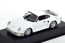 ミニチャンプス 1/43 ポルシェ 959 1987 ホワイトメタリック マキシチャンプス コレクションMinichamps 1:43 Porsche 959 1987 whitemetallic Maxichamps Collection