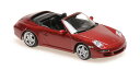 ミニチャンプス 1/43 ポルシェ 911 997 カレラ S カブリオレ 2005 レッドメット Minichamps 1:43 Porsche 911 997 CARRERA S CABRIOLET 2005 RED MET