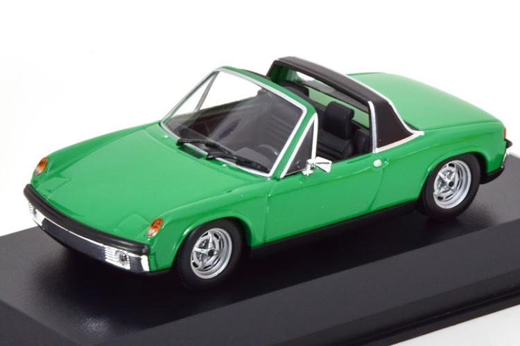 ~j`vX 1/43 tHNX[Q |VF 914/4 1972 O[ }LV`vX RNVMinichamps 1:43 Volkswagen Porsche 914/4 1972 green Maxichamps Collection