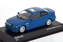 ミニチャンプス 1/43 BMW M3 E46 クーぺ 2001 ブルー 500台限定Minichamps 1:43 BMW M3 E46 Coupe 2001 blue Limited Edition 500 pcs