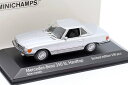 ミニチャンプス 1/43 メルセデス・ベンツ 350 SL (R107) ハードトップ 1974 シルバーメタリック 500台限定 Minichamps 1:4...