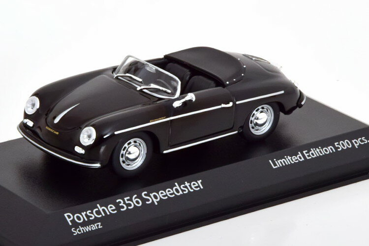 ミニチャンプス 1/43 ポルシェ 356 スピードスター 1956 ブラック 500台限定Minichamps 1:43 Porsche 356 Speedster 1956 black Limited Edition 500 pcs