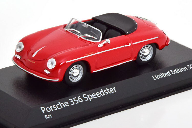 ミニチャンプス 1/43 ポルシェ 356 スピードスター 1956 レッド 500台限定Minichamps 1:43 Porsche 356 Speedster 1956 red Limited Edition 500 pcs