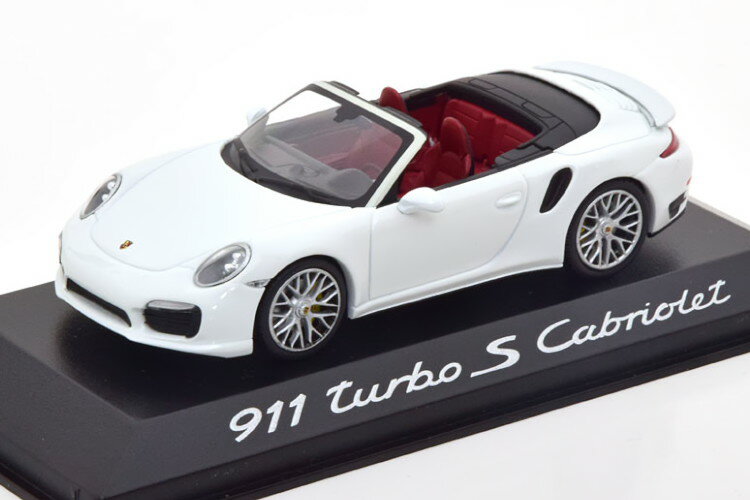 ミニチャンプ 1/43 ポルシェ 911 (991) ターボ S コンバーチブル 2013 ホワイト Minichamps 1:43 Porsche 911 (991) Turbo S Convertible 2013