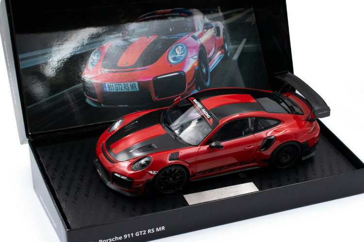 ~j`vX 1/18 |VF 911 (991.2) GT2 RS MR }V[[VO R[hEh bh 300Minichamps 1:18 Porsche 911 (991.2) GT2 RS MR Manthey Racing record round red Limitation 300 pcs.