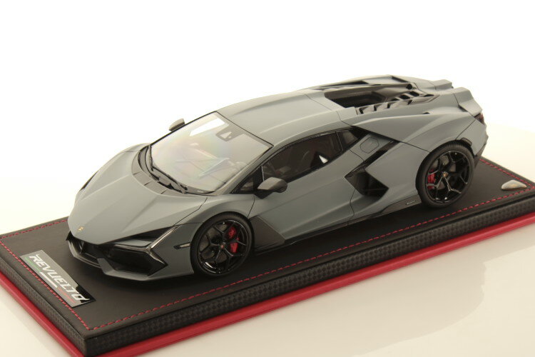 MR-MODELS 1/18 ランボルギーニ レヴエルト 2023 CON VETRINA ショーケース付き GRIGIO ACHESO - マットグレー 99台限定MR-MODELS 1/18 LAMBORGHINI REVUELTO 2023 - CON VETRINA - WITH SHOWCASE GRIGIO ACHESO - MATT GREY LIMITED 99 ITEMS