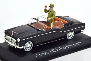 ノレブ 1/43 シトロエン 15CV シャルル・ド・ゴール 1968 ブラックNorev 1:43 Citroen 15CV Charles de Gaulle 1968 black