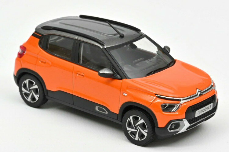 ノレブ 1/43 シトロエン C3 2021 オレンジ グレーNOREV 1:43 CITROEN C3 2021 ORANGE GREY