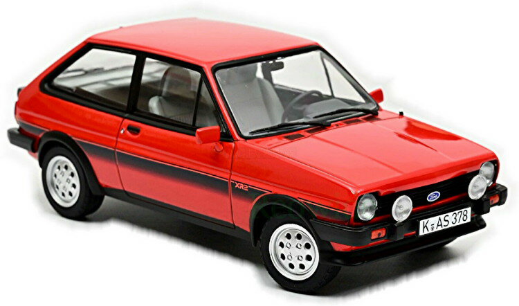 mu 1/18 tH[h tBGX^ XR2 1981 bh Norev 1:18 Ford Fiesta XR2 year 1981 red